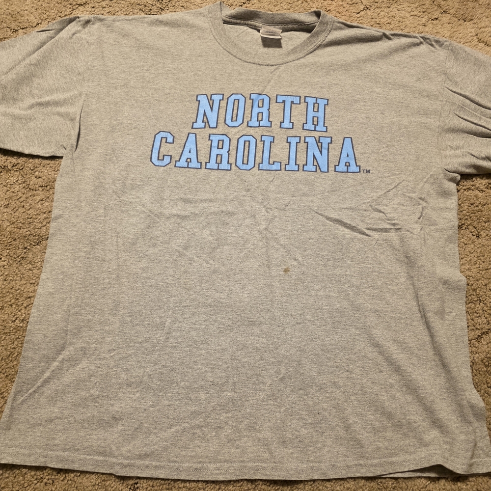 Gildan Gray North Carolina Men's Tee
